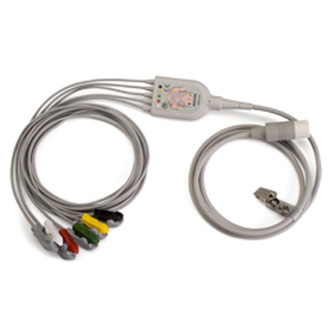 989803143191 Магистральный ЭКГ кабель c 5 отведениями
