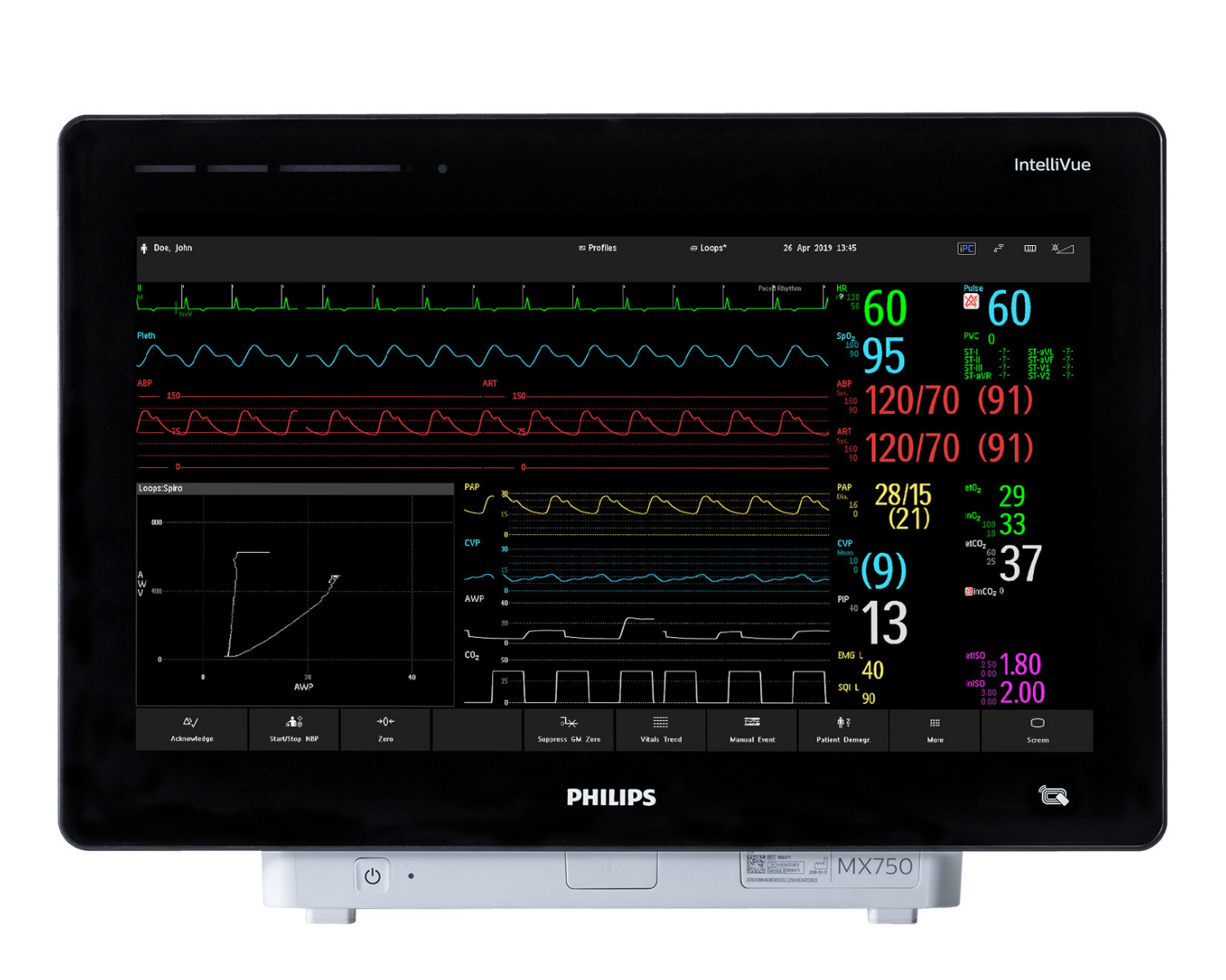 Монитор пациента IntelliVue MX750