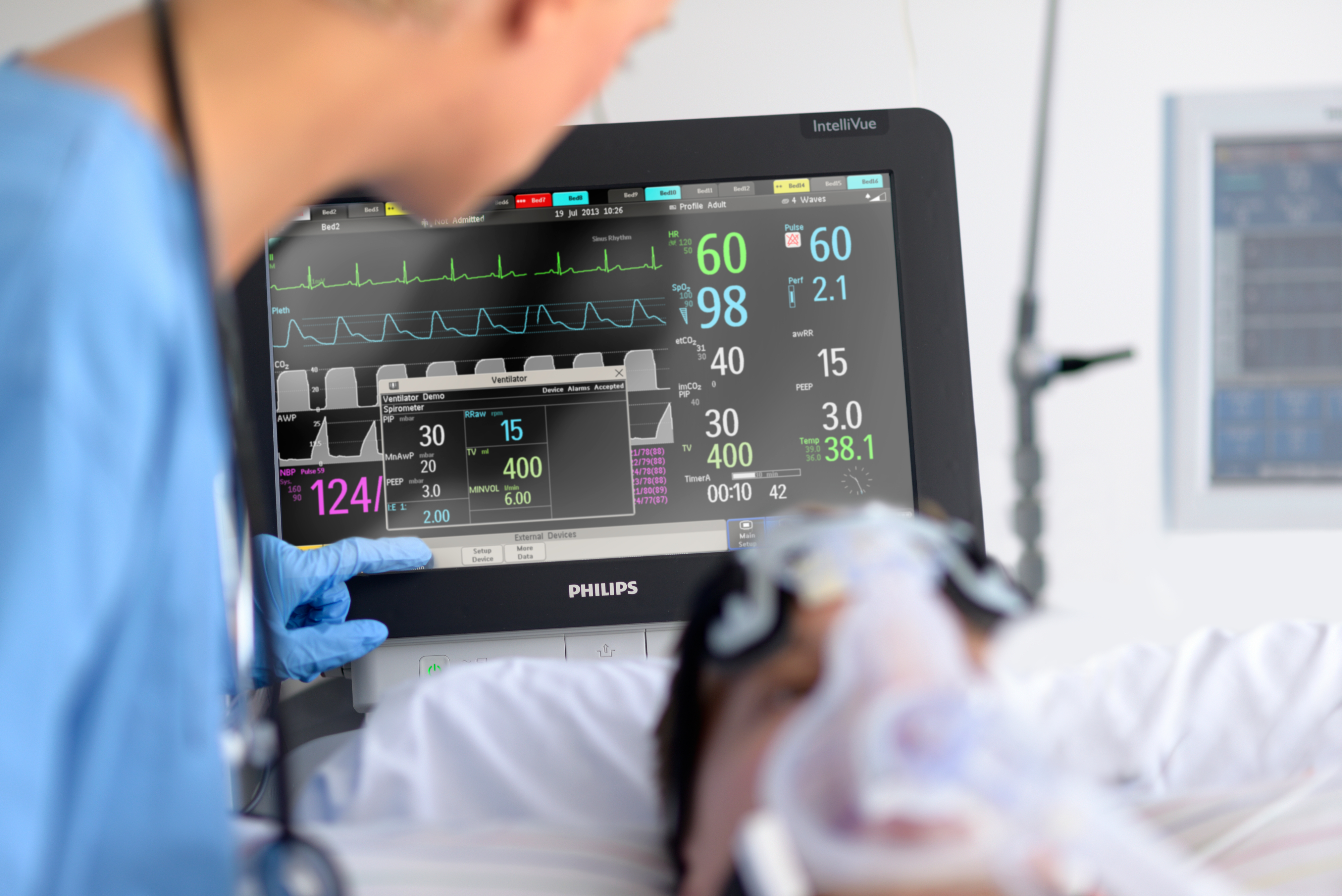 Монитор пациента IntelliVue MX550