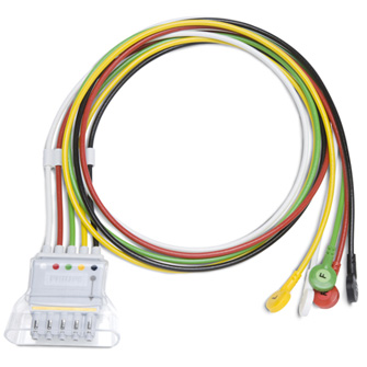 989803152081 Набор проводов на 5 отведений ЭКГ 989803152081 Набор проводов на 5 отведений ЭКГ