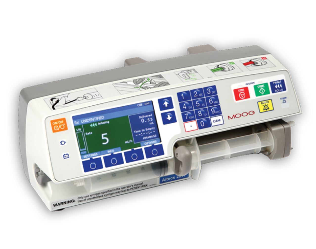 Высокоточный шприцевой насос с ручным захватом шприца AITECS 2017