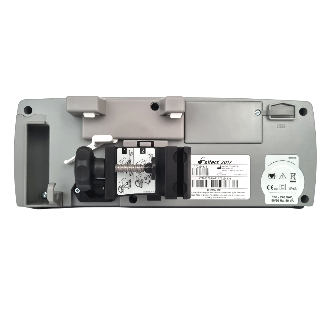 Высокоточный шприцевой насос с ручным захватом шприца AITECS 2017